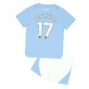Baby Fußballbekleidung Manchester City Kevin De Bruyne #17 Heimtrikot 2023-24 Kurzarm (+ kurze hosen)